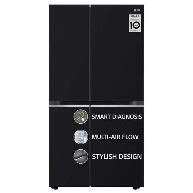 LG 655 L Frost Free Smart Inverter Double Door Side by Side Refrigerator Multi Air-Flow