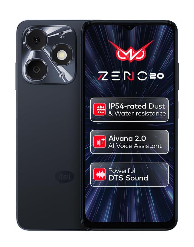 Zeno 20 | AI Vana 2.0 | 3GB RAM 64GB ROM | 6.6" HD+ 90Hz Display | 13MP AI Camera