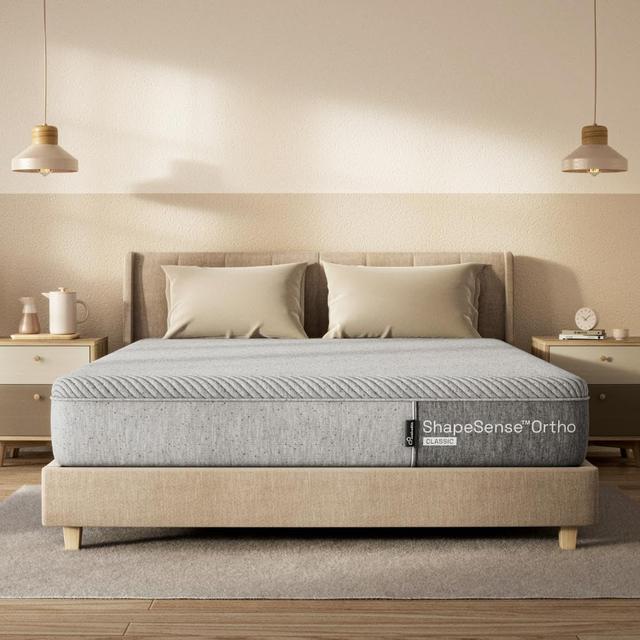 Wakefit ShapeSense Orthopedic Classic Memory Foam Mattress 6-Inch King Size 75x72x6 Inches Space Grey