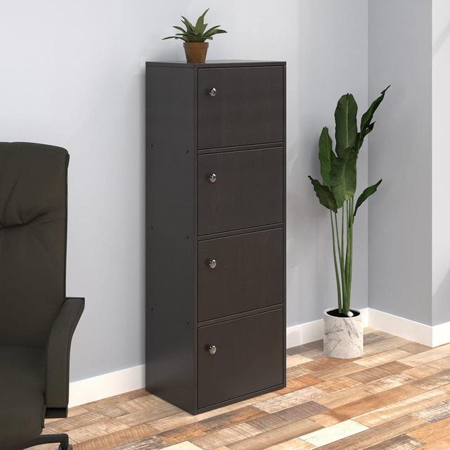 Nilkamal Cary Engineered Wood 4 Shelf Book Case