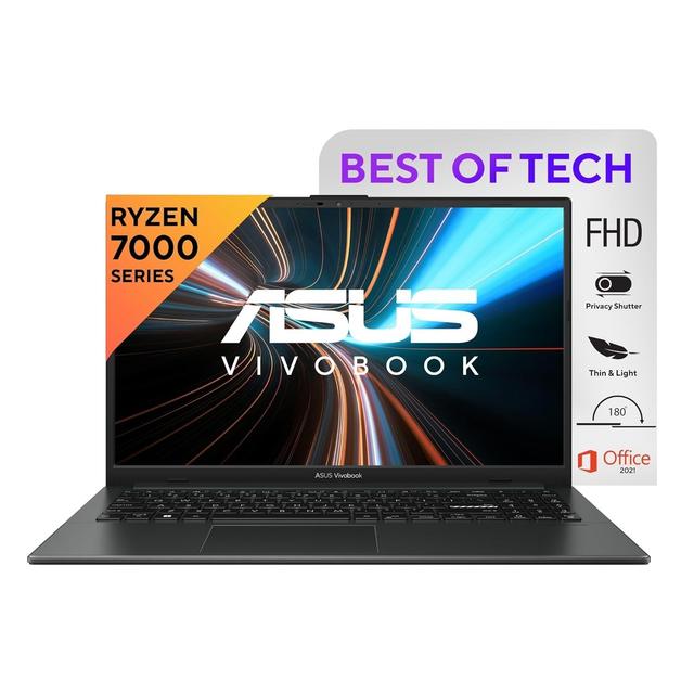 ASUS Vivobook Go 15 AMD Ryzen 5 7520U Thin & Light Laptop