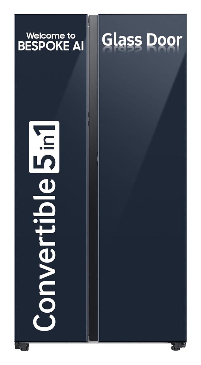 Samsung 653 L Double Door, Convertible 5-in-1 Digital Inverter, Side By Side Smart Refrigerator