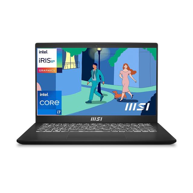 MSI Modern 14 Intel 12th Gen. i7 1255U Windows 11 Home Laptop