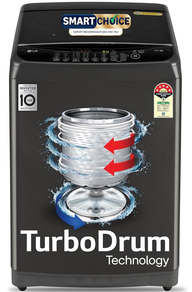 LG Smart Choice, 9 Kg, 5 Star, Smart Inverter Technology