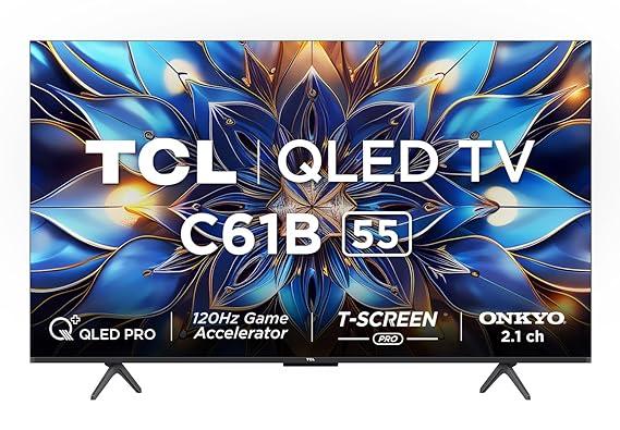 TCL 55 inches 4K Ultra HD Smart QLED Google TV C61B
