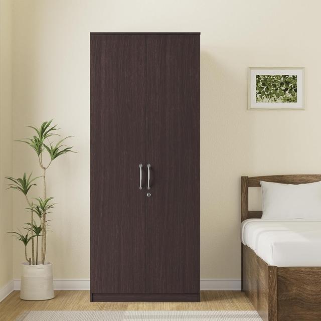 Amazon Brand - Solimo Medusa Engineered Wood 2 Door Wardrobe
