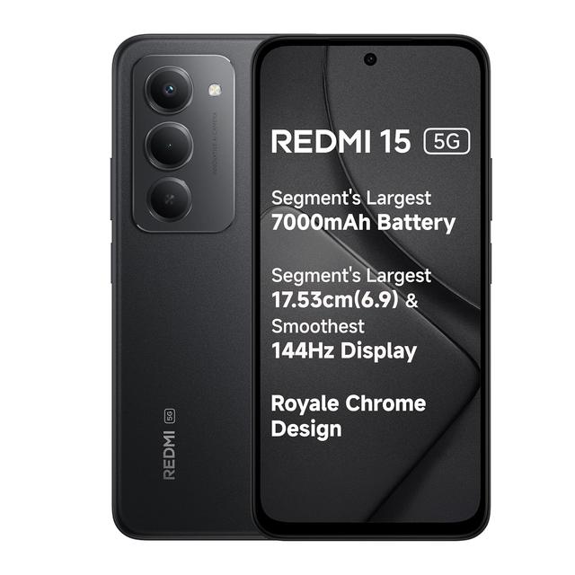 Redmi 15 5G Midnight Black 8GB + 256GB