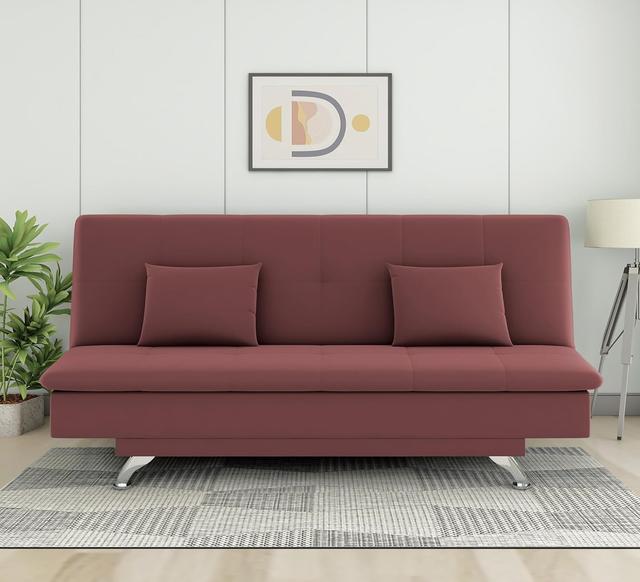 Adorn India New Aspen 3 Seater Sofa Cum Bed 4x6